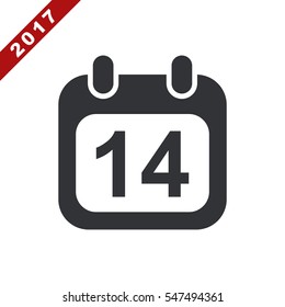 Calendar Icon Vector flat design style