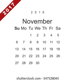 Calendar Icon Vector flat design style