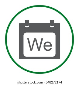Calendar Icon Vector flat design style