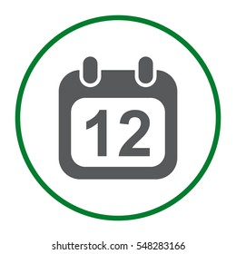 Calendar Icon Vector flat design style