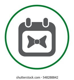 Calendar Icon Vector flat design style