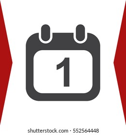 Calendar Icon Vector flat design style