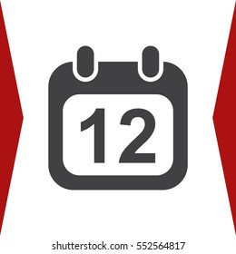 Calendar Icon Vector flat design style