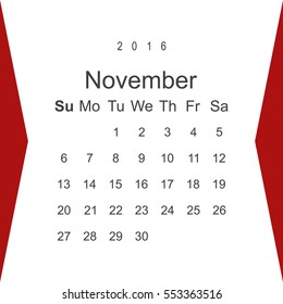 Calendar Icon Vector flat design style