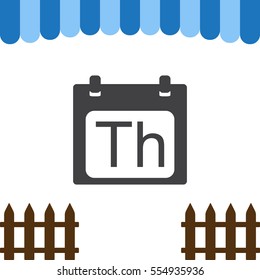Calendar Icon Vector flat design style