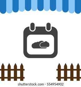 Calendar Icon Vector flat design style