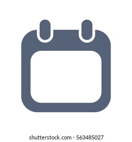 Calendar Icon Vector flat design style