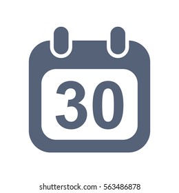 Calendar Icon Vector flat design style