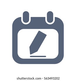 Calendar Icon Vector flat design style