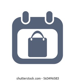 Calendar Icon Vector flat design style