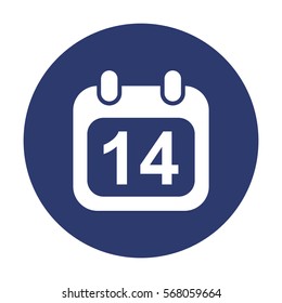 Calendar Icon Vector flat design style