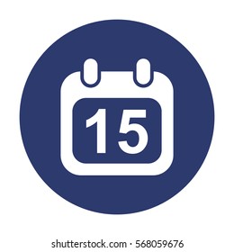 Calendar Icon Vector flat design style