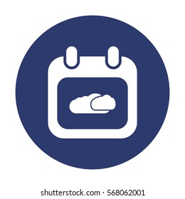 Calendar Icon Vector flat design style