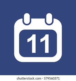 Calendar Icon Vector flat design style