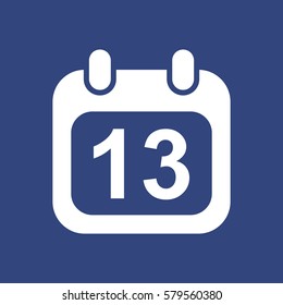 Calendar Icon Vector flat design style