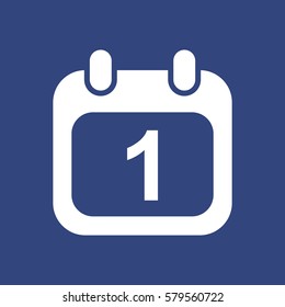 Calendar Icon Vector flat design style