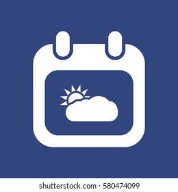 Calendar Icon Vector flat design style