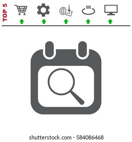 Calendar Icon Vector flat design style