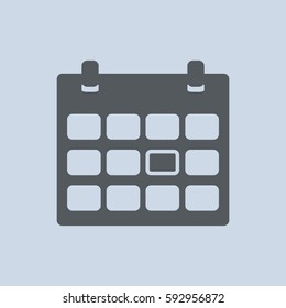 Calendar Icon Vector flat design style