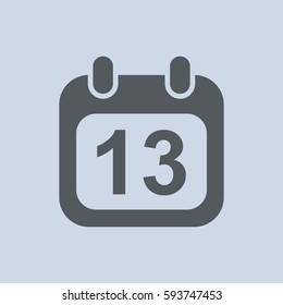Calendar Icon Vector flat design style