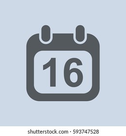 Calendar Icon Vector flat design style