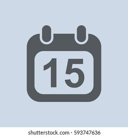 Calendar Icon Vector flat design style