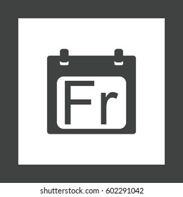 Calendar Icon Vector flat design style