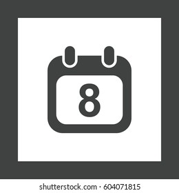 Calendar Icon Vector flat design style