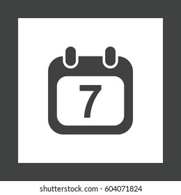 Calendar Icon Vector flat design style