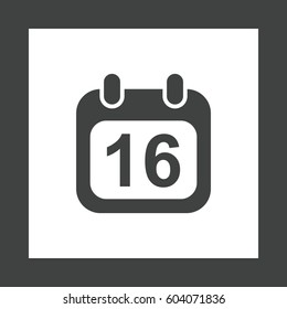 Calendar Icon Vector flat design style