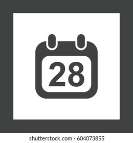 Calendar Icon Vector flat design style