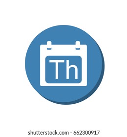 Calendar Icon Vector flat design style