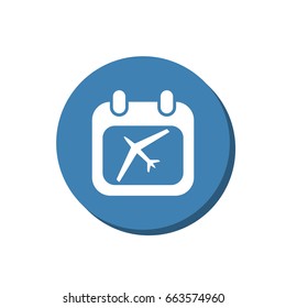 Calendar Icon Vector flat design style
