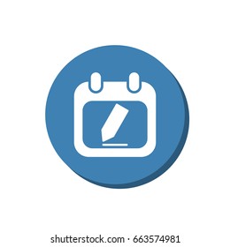 Calendar Icon Vector flat design style