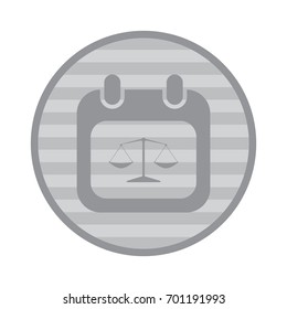 Calendar Icon Vector flat design style