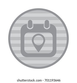 Calendar Icon Vector flat design style