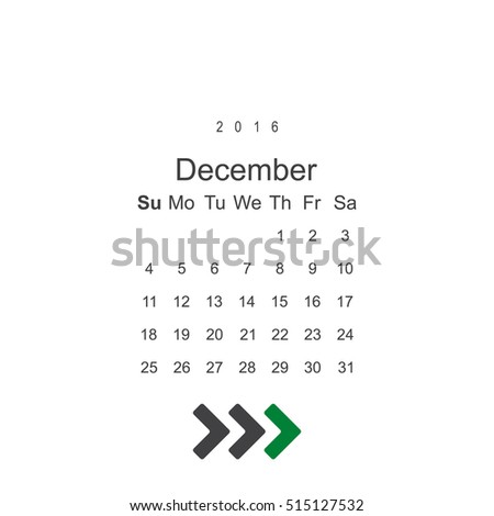 Calendar Icon Vector flat design style