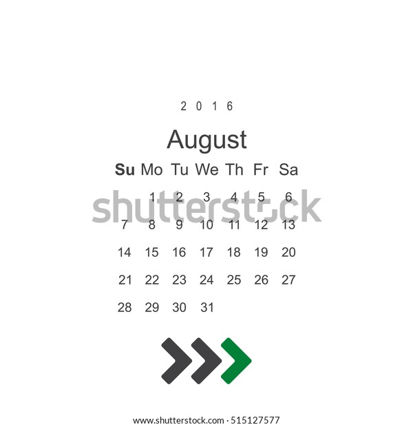 Calendar August 2022 Background Color Amethyst Stock Vector (Royalty Free) 1906172710