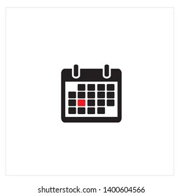 Calendar Icon Vector Flat Designs