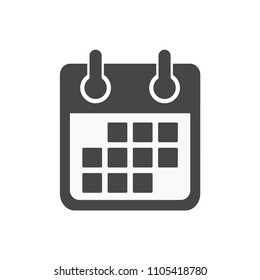 Calendar icon. Vector illustration.