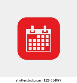 calendar icon. Vector Illustration.