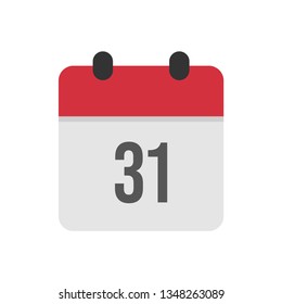 Calendar icon. Vector illustration