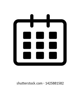 calendar icon vector - illustration vector