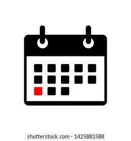 calendar icon vector - illustration vector