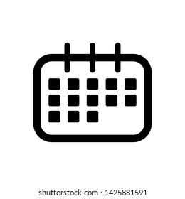 calendar icon vector - illustration vector