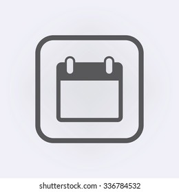 Calendar icon . Vector illustration