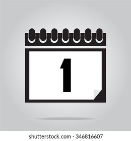 Calendar icon vector illustration