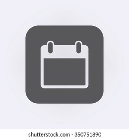 Calendar icon . Vector illustration