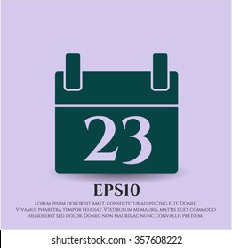 Calendar icon vector illustration