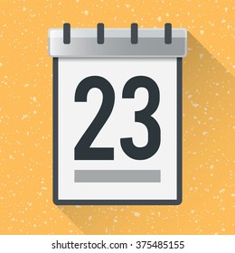 Calendar Icon. Vector Illustration